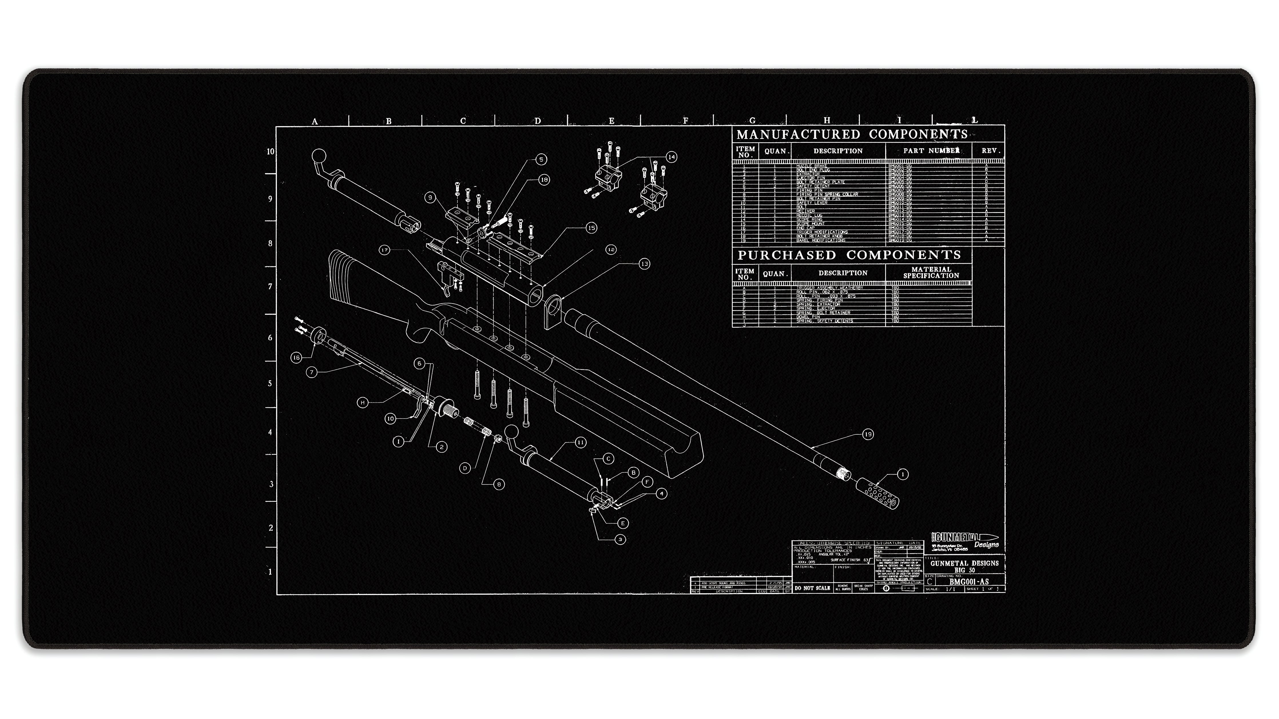 BROWNING 50 CAL - The Mousepad Company