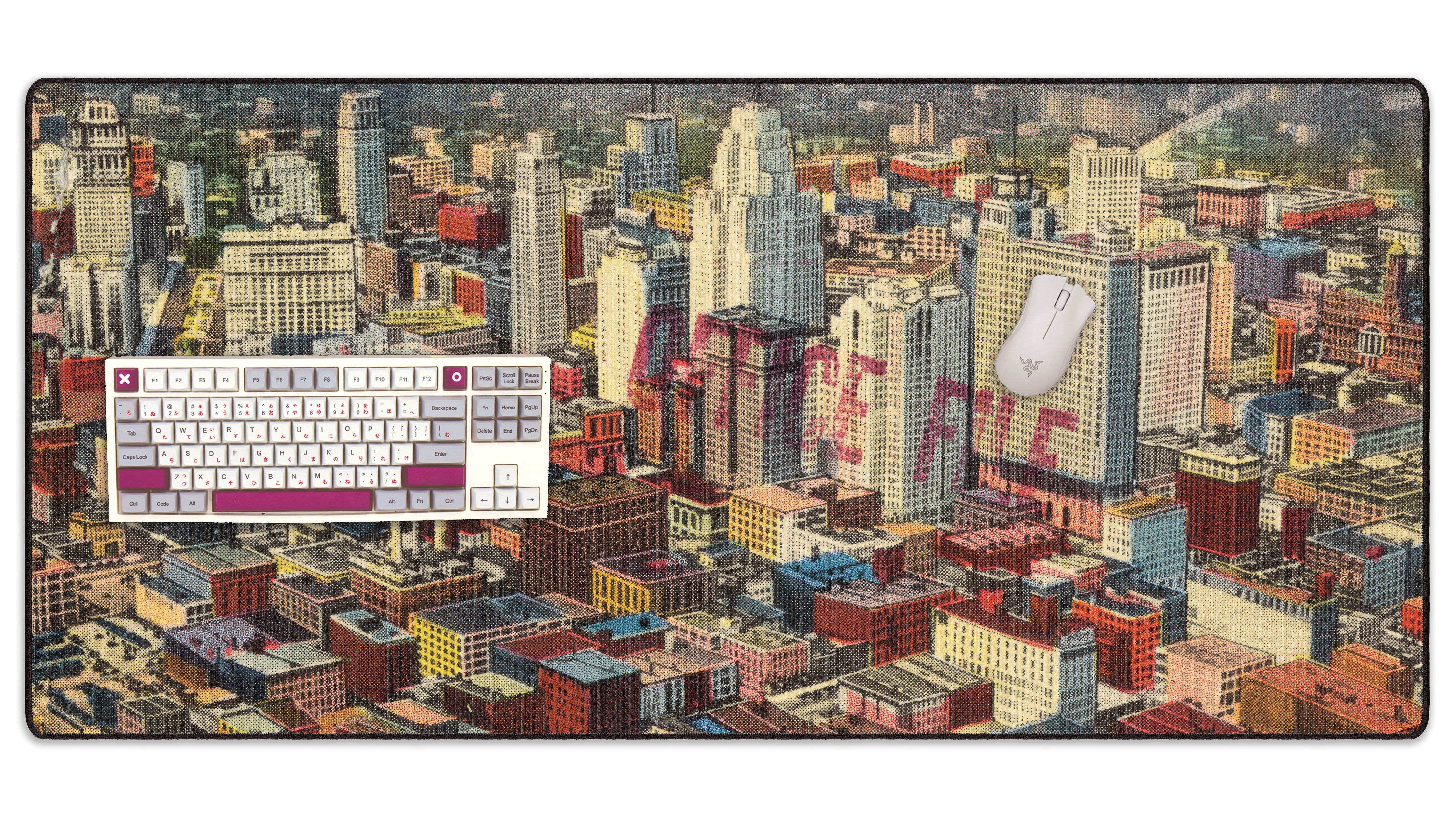 Detroit Skyline - The Mousepad Company