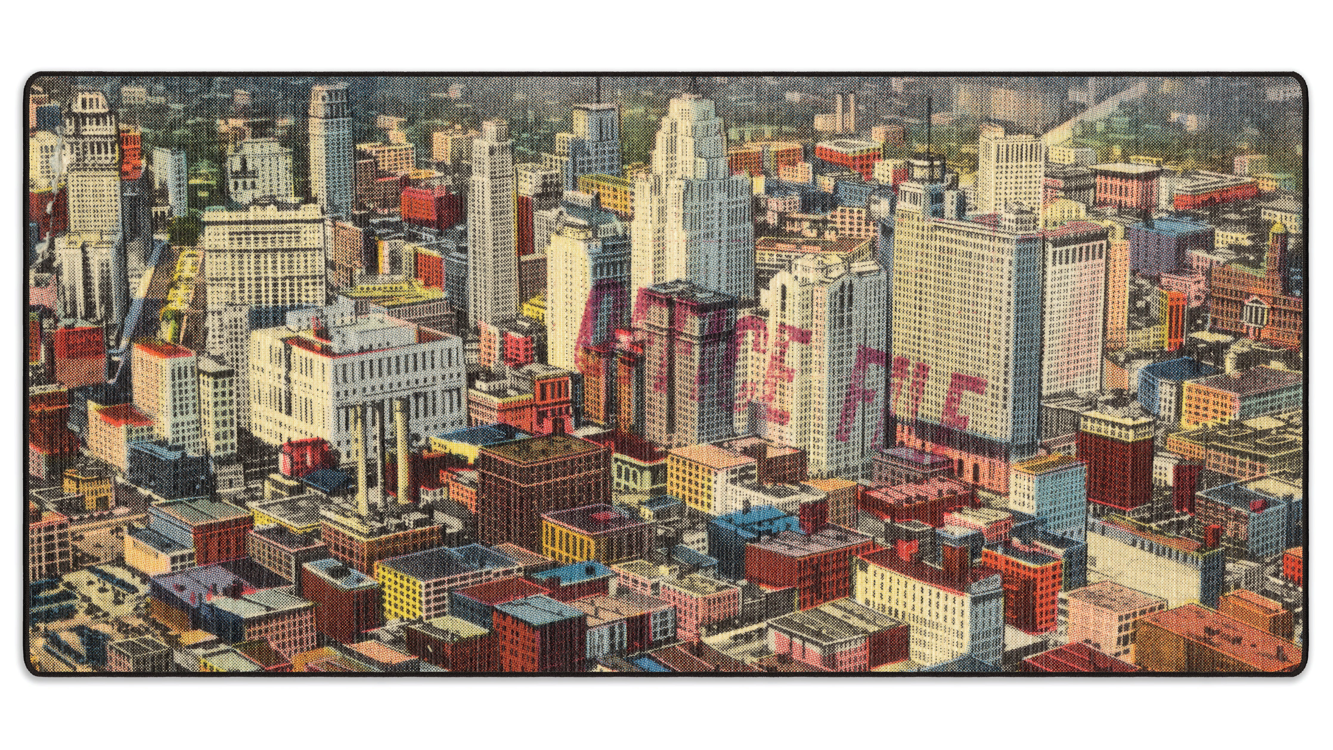 Detroit Skyline - The Mousepad Company