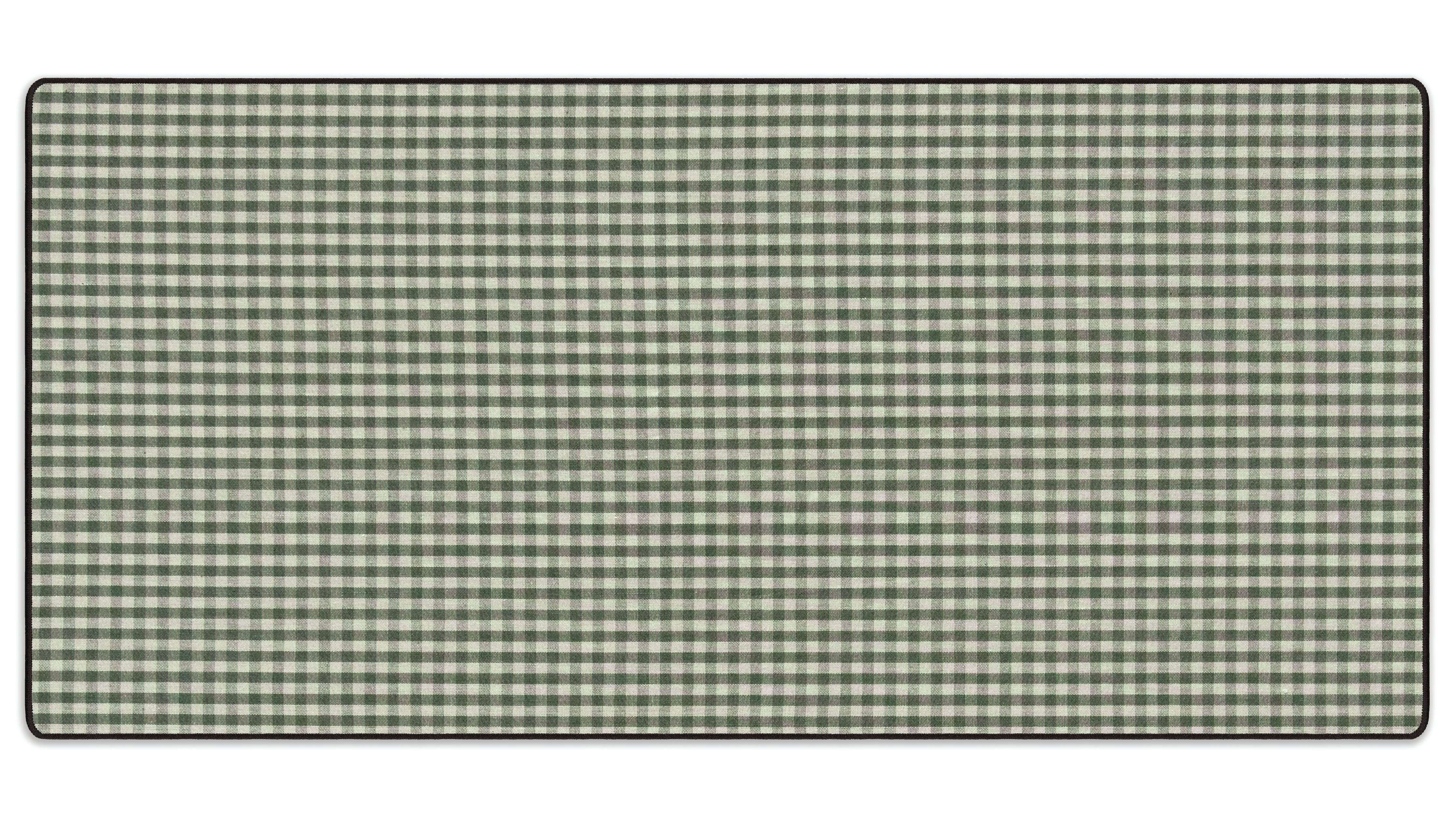 Green Gingham - The Mousepad Company
