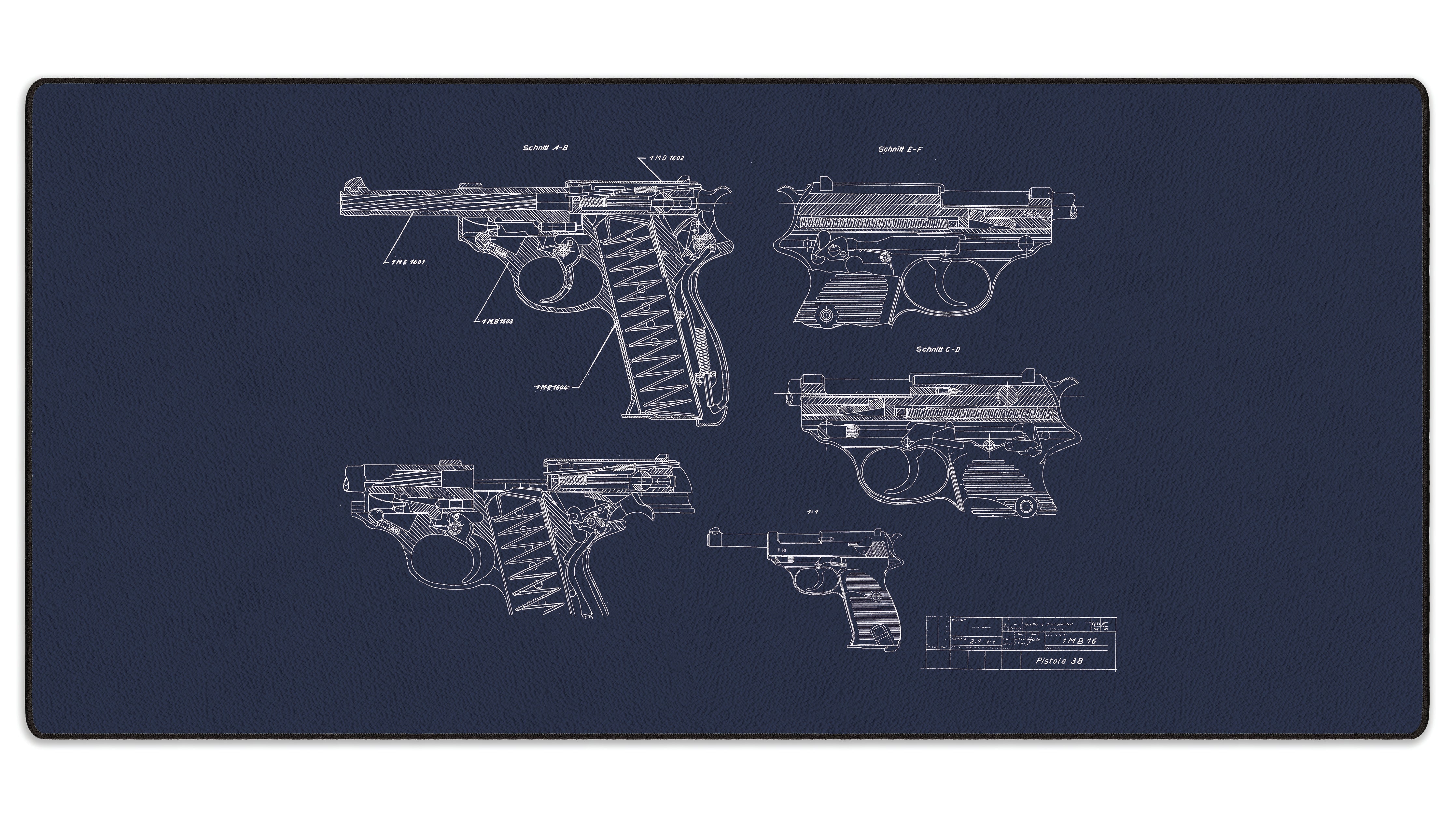 PISTOL 38 - The Mousepad Company