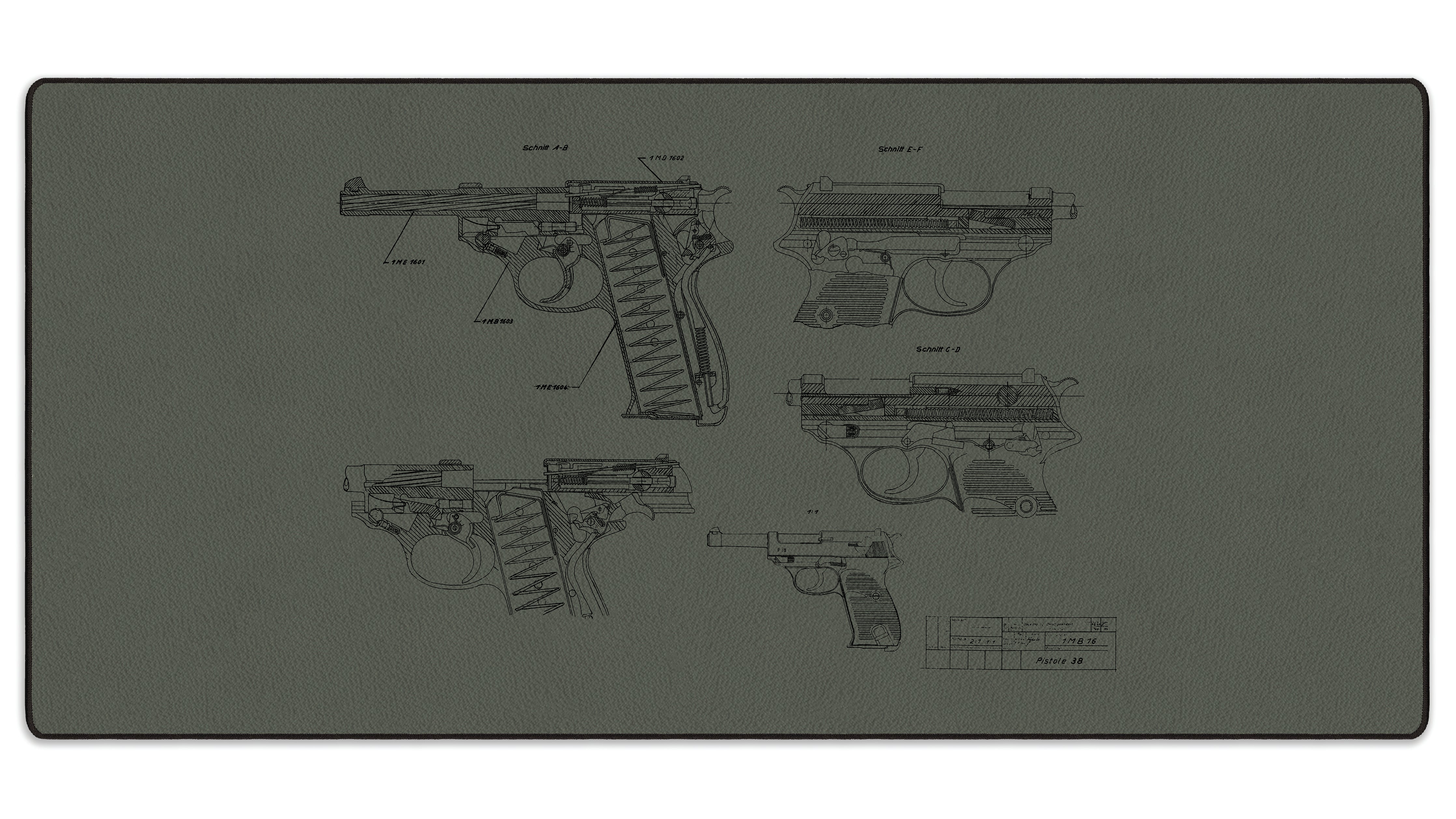 PISTOL 38 - The Mousepad Company