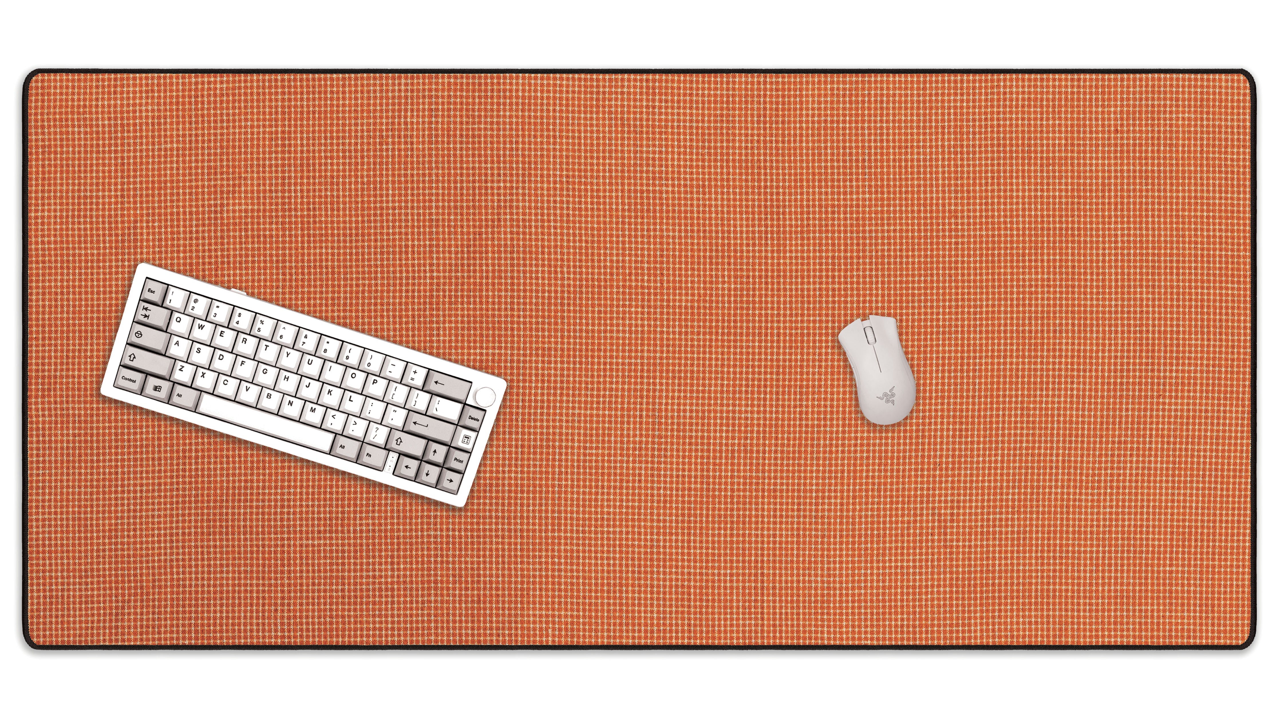 Orange Pin Check - The Mousepad Company