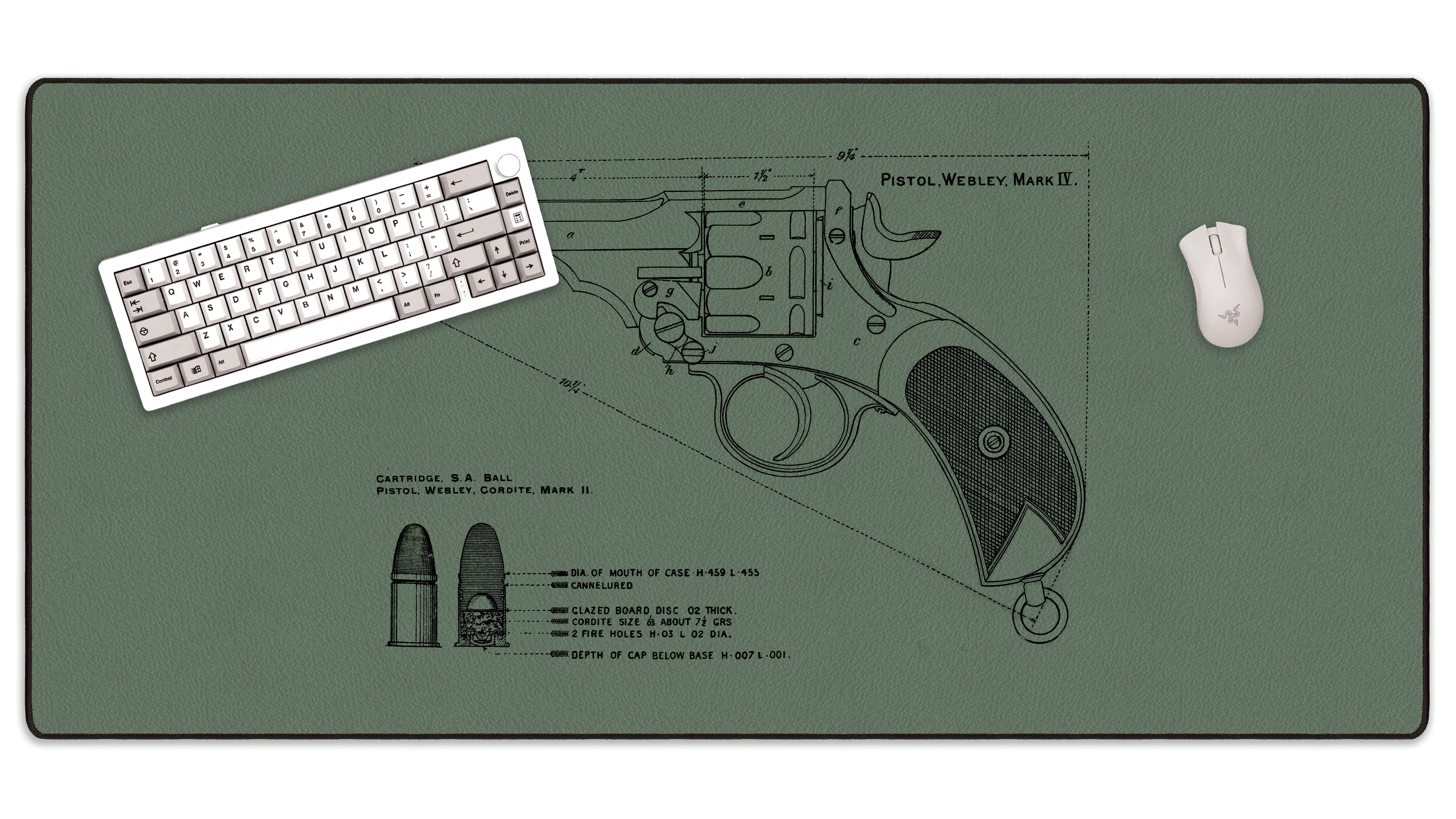 PISTOL, WEBLY, MARK IV - The Mousepad Company