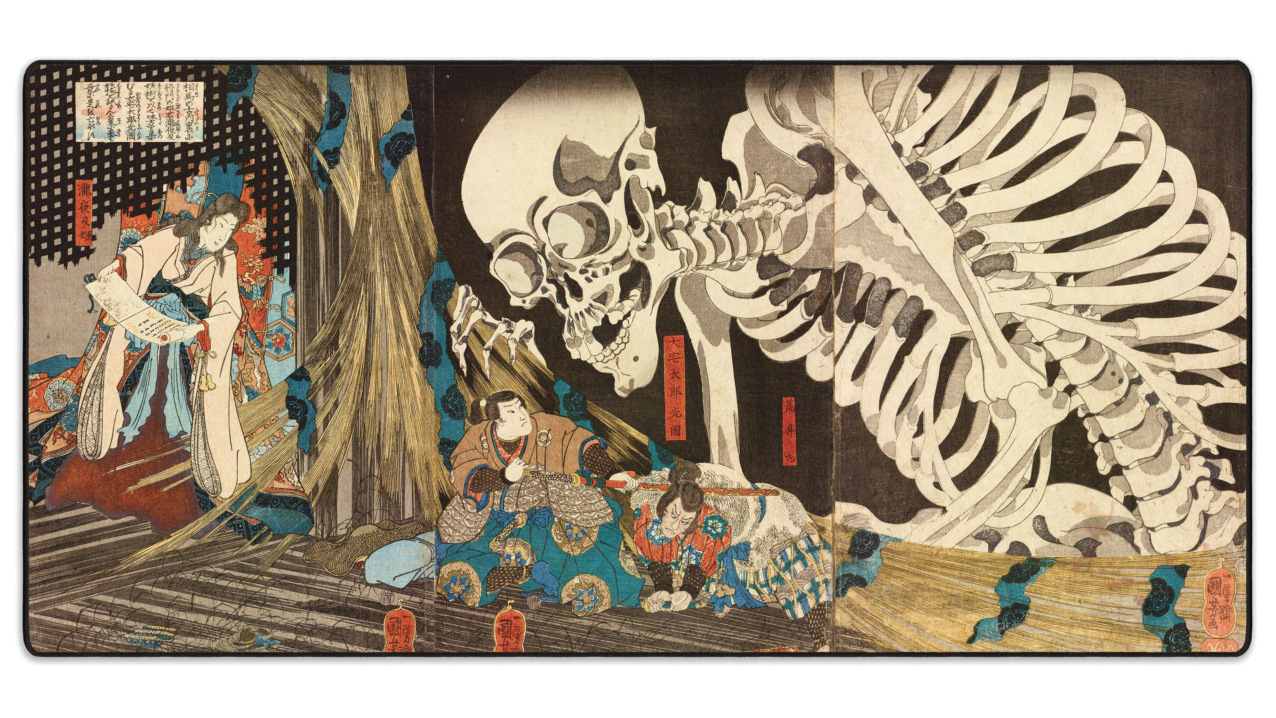 Skeleton Spectre, by Utagawa Kuniyoshi - The Mousepad Company